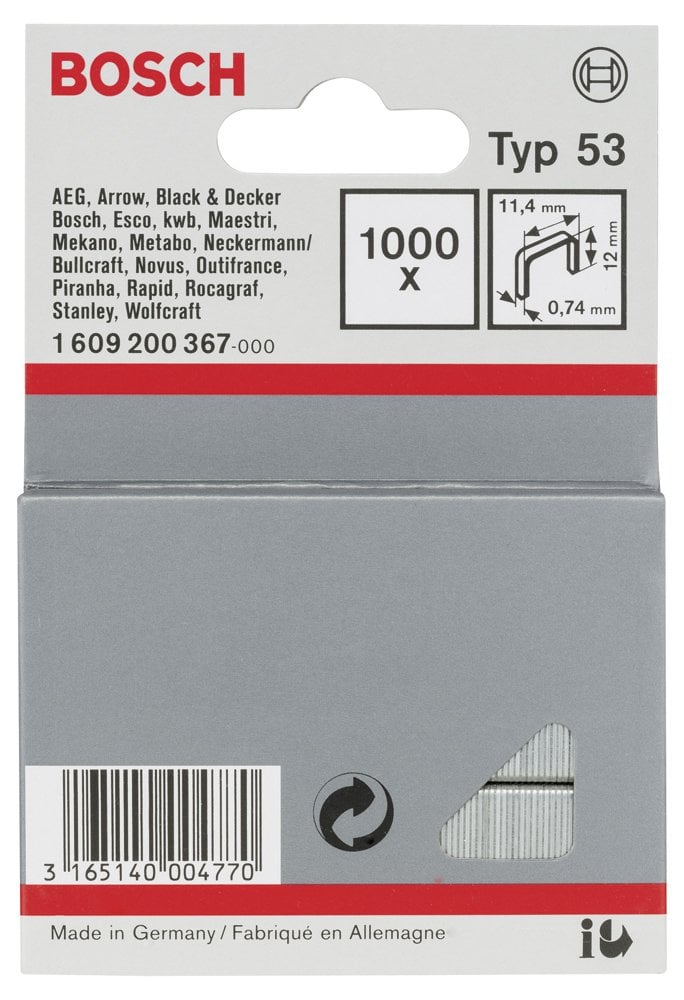 Bosch - Zımba Teli Tip 53 11,4*0,74*12 mm - Resim 2
