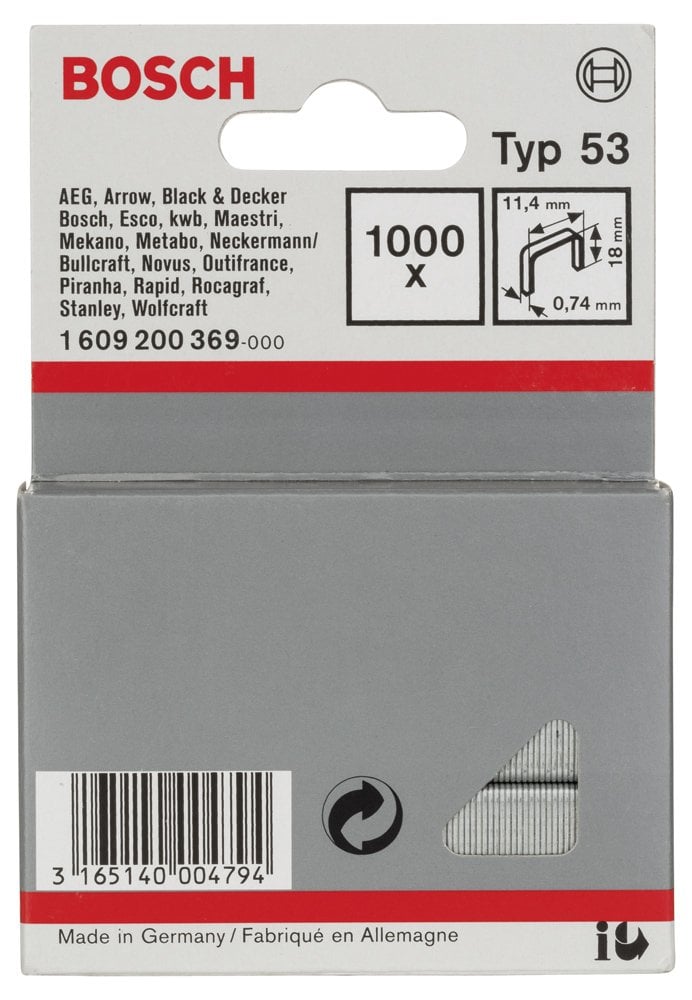 Bosch - Zımba Teli Tip 53 11,4*0,74*18 mm - Resim 2