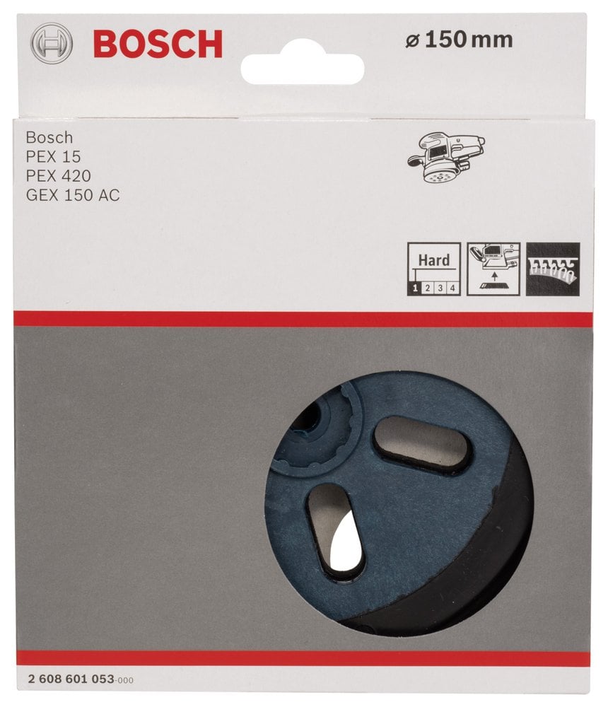 Bosch - 150 mm Zımpara Tabanı Sert - Resim 2