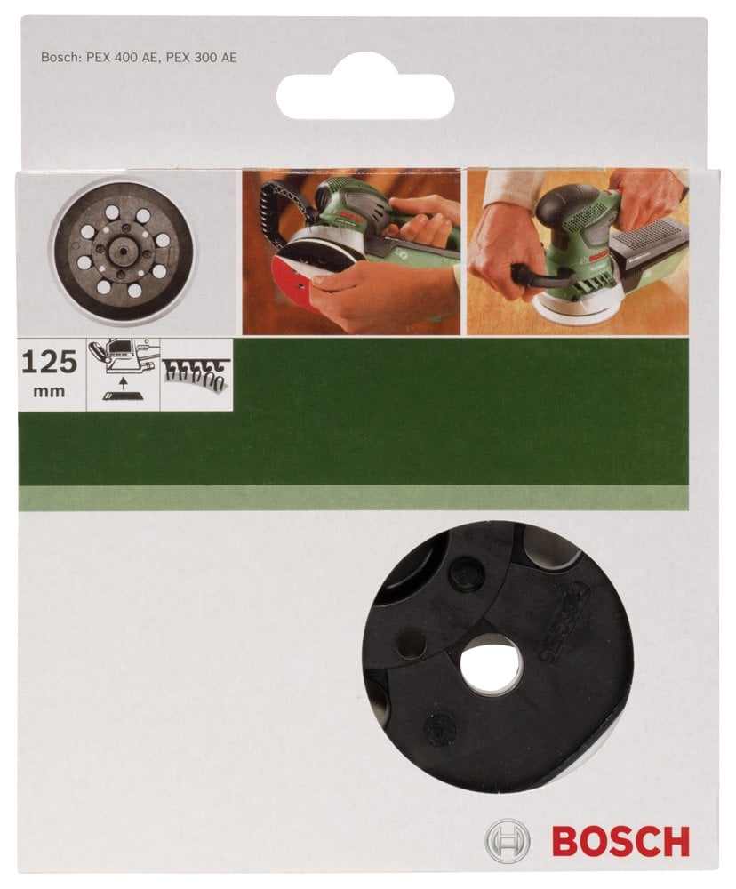 Bosch - 125 mm Zımpara Tabanı Orta Sertlikte (PEX) - Resim 2