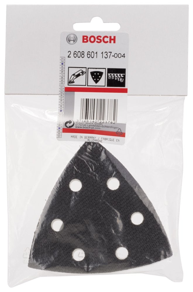 Bosch - Üçgen Zımpara için Sünger Taban 93 mm - Resim 2