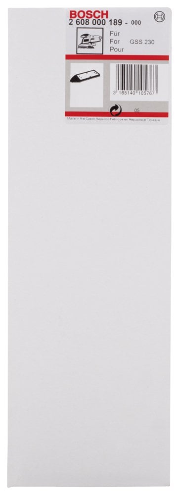 Bosch - 93*185 mm Zımpara Tabanı Uzatılmış Üçgen Form - Resim 2