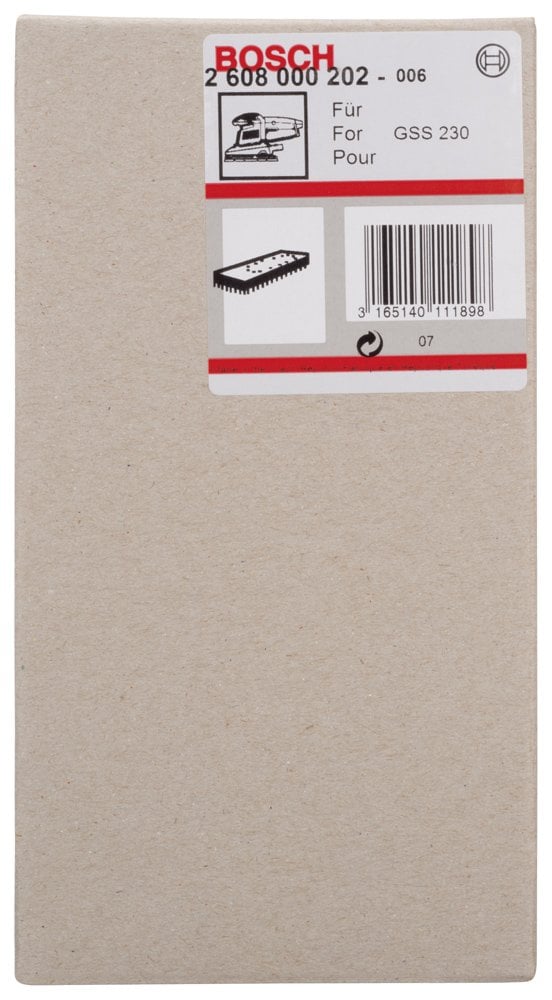 Bosch - 93*185 mm Zımpara Tabanı Standart - Resim 2