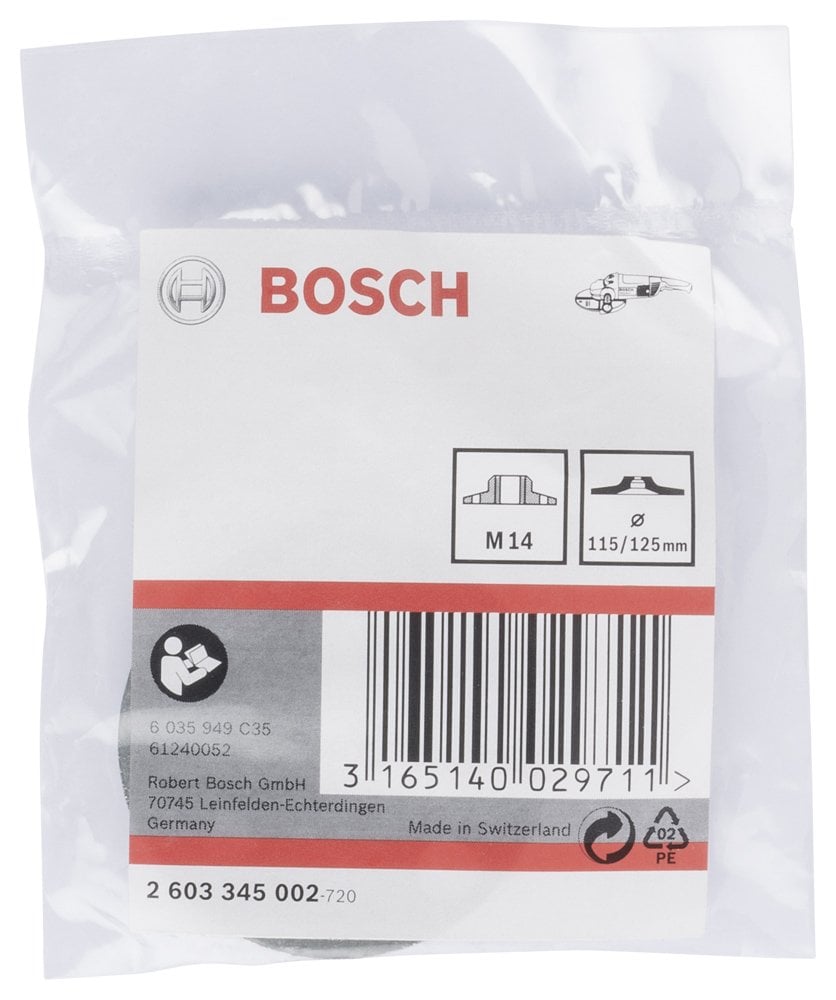 Bosch - 115/125 mm M14 Flanş Dişli Somun - Resim 2