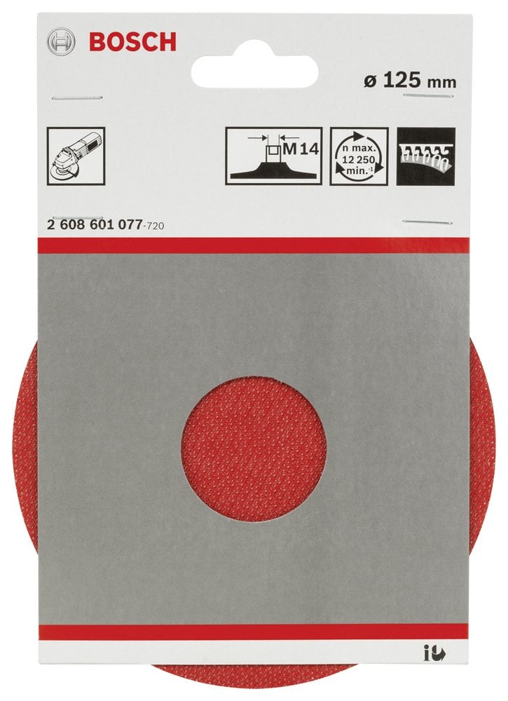 Bosch - 125 mm M14 Kağıt Zımparalar için Taban - Resim 2