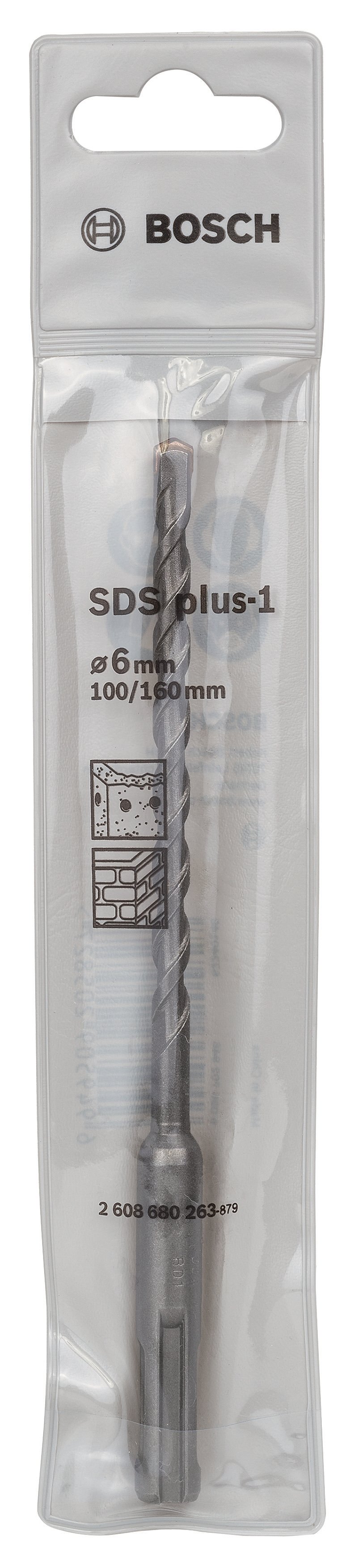 Bosch - Plus-1 Serisi, SDS-plus Kırıcı Delici Matkap Ucu 6*160 mm - Resim 2