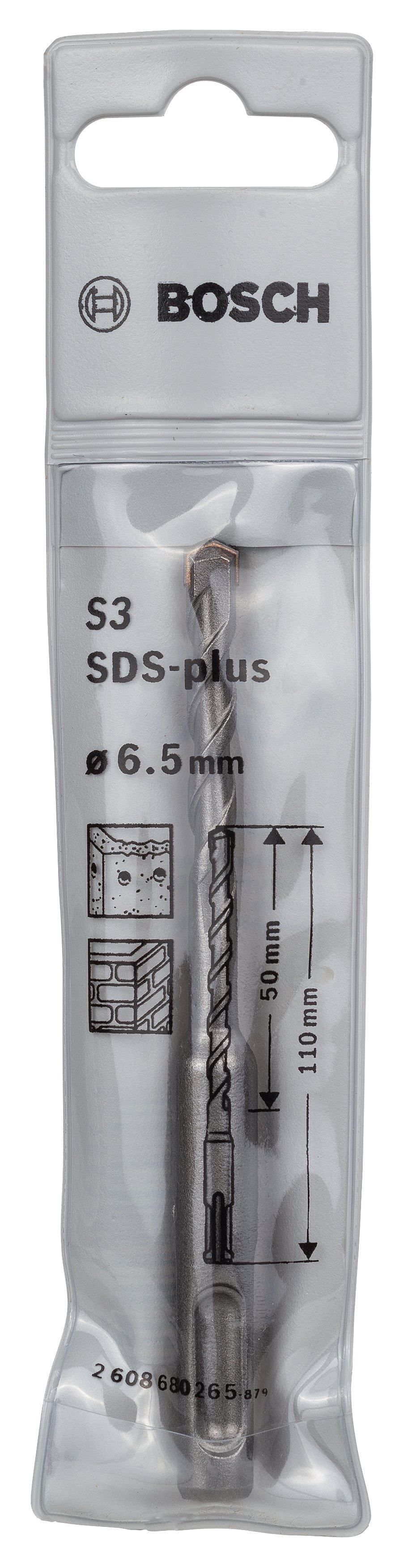 Bosch - Plus-1 Serisi, SDS-plus Kırıcı Delici Matkap Ucu 6.5*110 mm - Resim 2