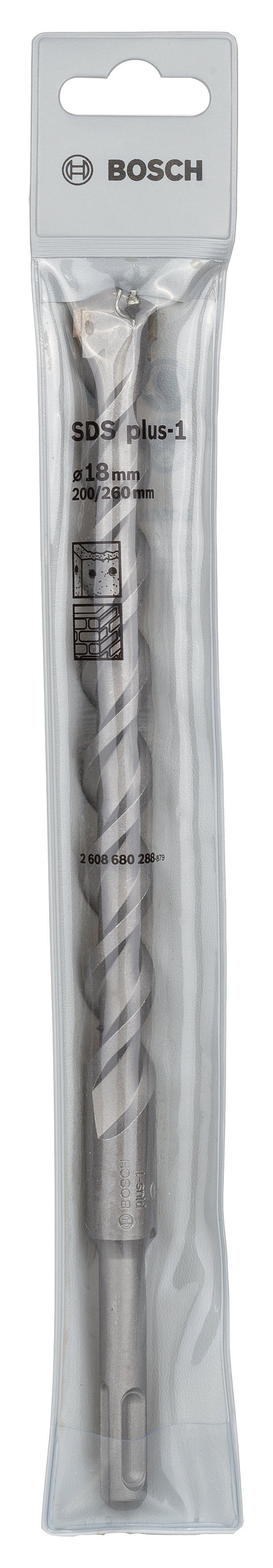 Bosch - Plus-1 Serisi, SDS-plus Kırıcı Delici Matkap Ucu 18*260 mm - Resim 2
