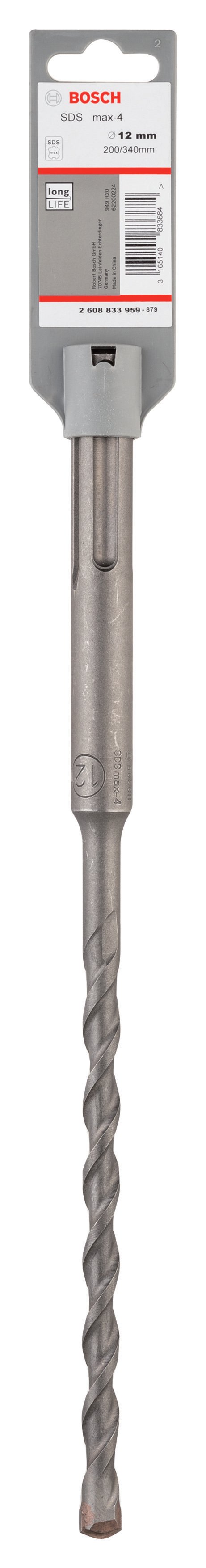 Bosch - Max-4 Serisi, SDS-Max Kırıcı Delici Ucu 12*340 mm - Resim 2