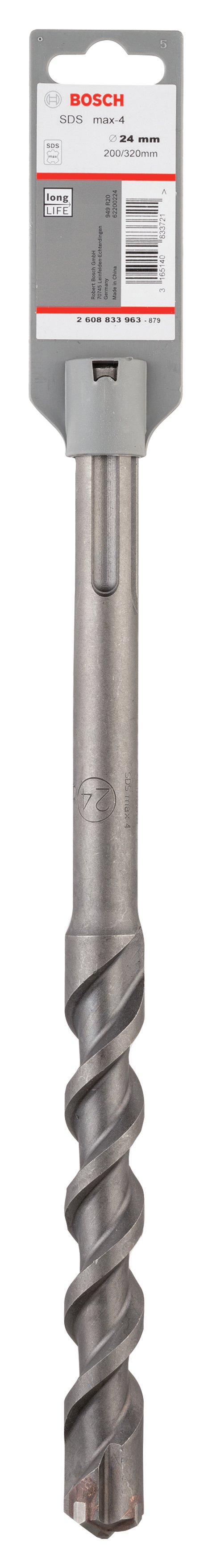 Bosch - Max-4 Serisi, SDS-Max Kırıcı Delici Ucu 24*320 mm - Resim 2