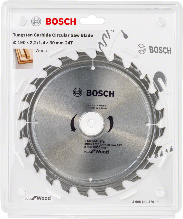 Bosch - Optiline Eco Serisi Ahşap için Daire Testere Bıçağı 190*30 mm 24 Diş - Resim 2
