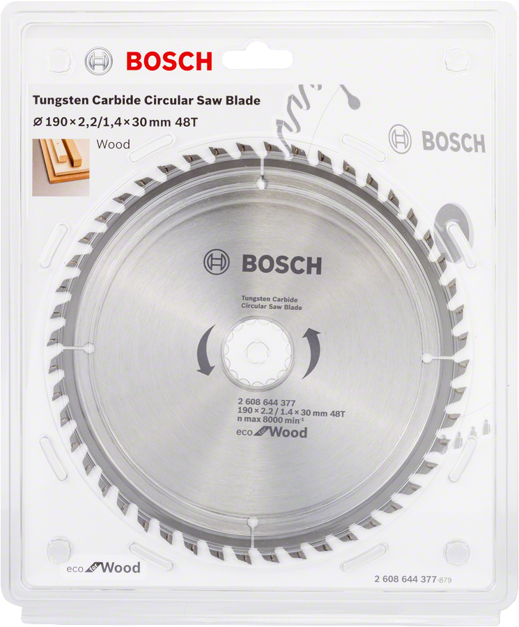Bosch - Optiline Eco Serisi Ahşap için Daire Testere Bıçağı 190*30 mm 48 Diş - Resim 2