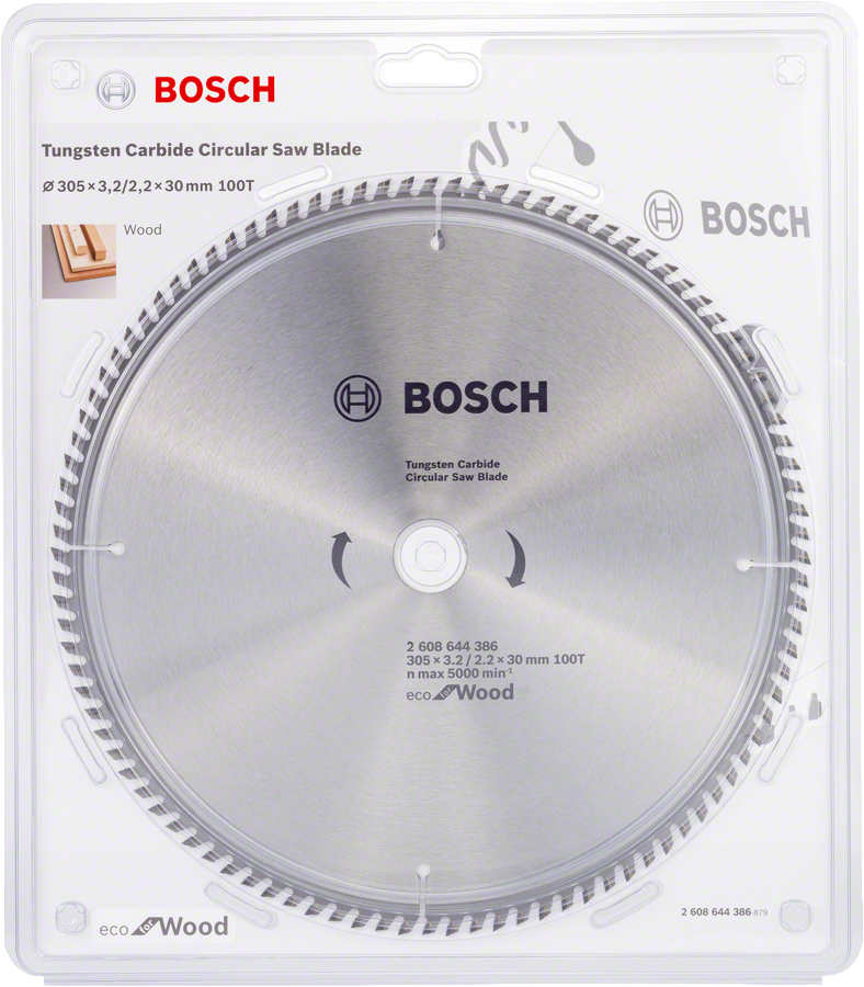 Bosch - Optiline Eco Serisi Ahşap için Daire Testere Bıçağı 305*30 100 Diş - Resim 2