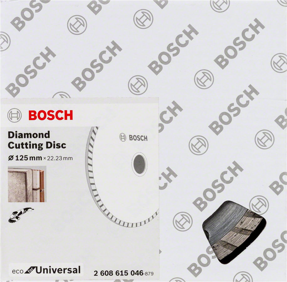 Bosch - Ekonomik Seri 9+1 Genel Yapı Malzemeleri İçin Elmas Kesme Diski 125 mm Turbo - Resim 2