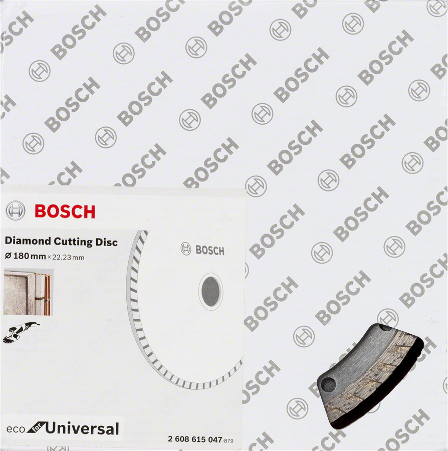 Bosch - Ekonomik Seri 9+1 Genel Yapı Malzemeleri İçin Elmas Kesme Diski 180 mm Turbo - Resim 2