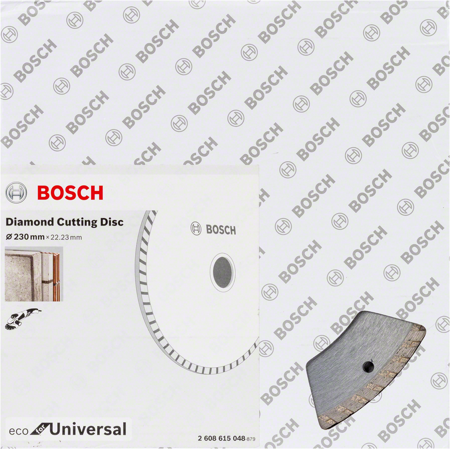 Bosch - Ekonomik Seri 9+1 Genel Yapı Malzemeleri İçin Elmas Kesme Diski 230 mm Turbo - Resim 2
