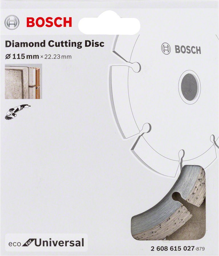 Bosch - Ekonomik Seri Genel Yapı Malzemeleri İçin Elmas Kesme Diski 115 mm - Resim 2