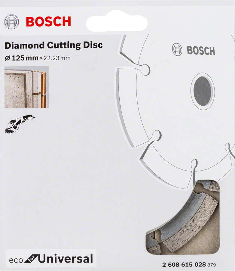 Bosch - Ekonomik Seri Genel Yapı Malzemeleri İçin Elmas Kesme Diski 125 mm - Resim 2