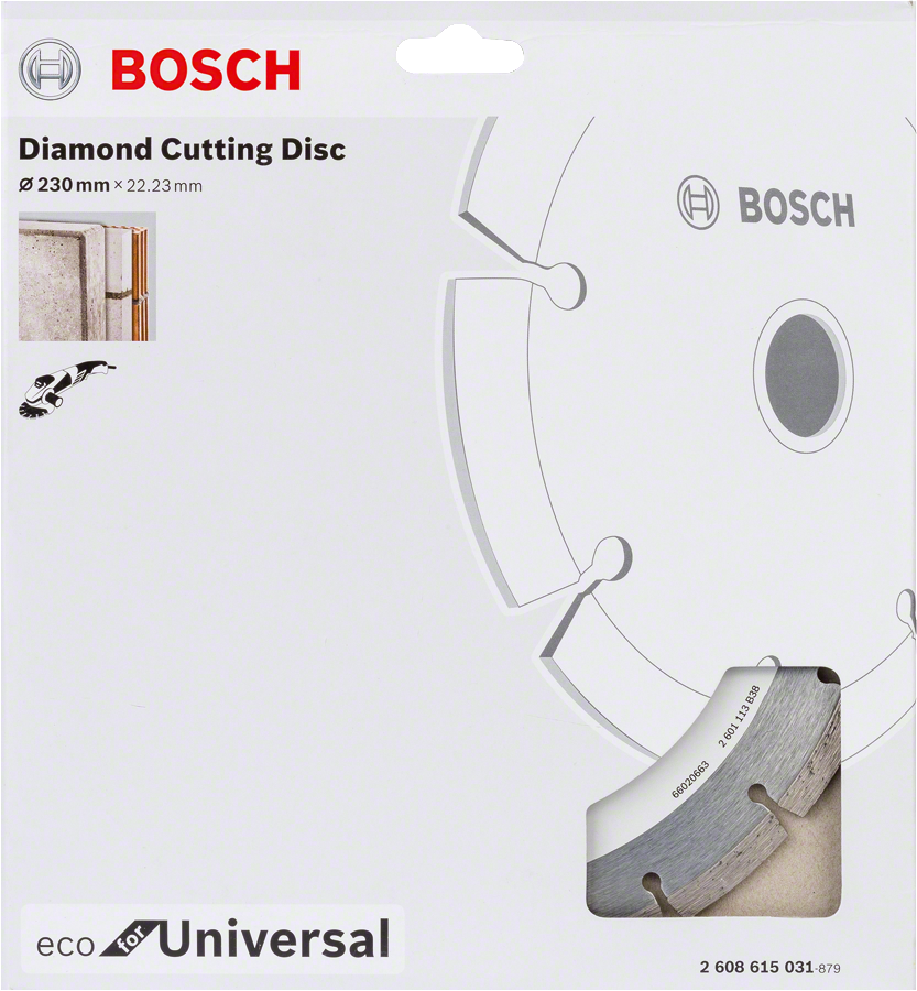 Bosch - Ekonomik Seri Genel Yapı Malzemeleri İçin Elmas Kesme Diski 230 mm - Resim 2