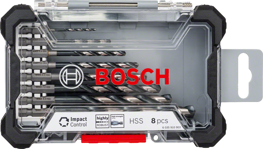 Bosch - Impact Control Serisi HSS Metal Matkap Ucu Seti 8'li - Resim 2