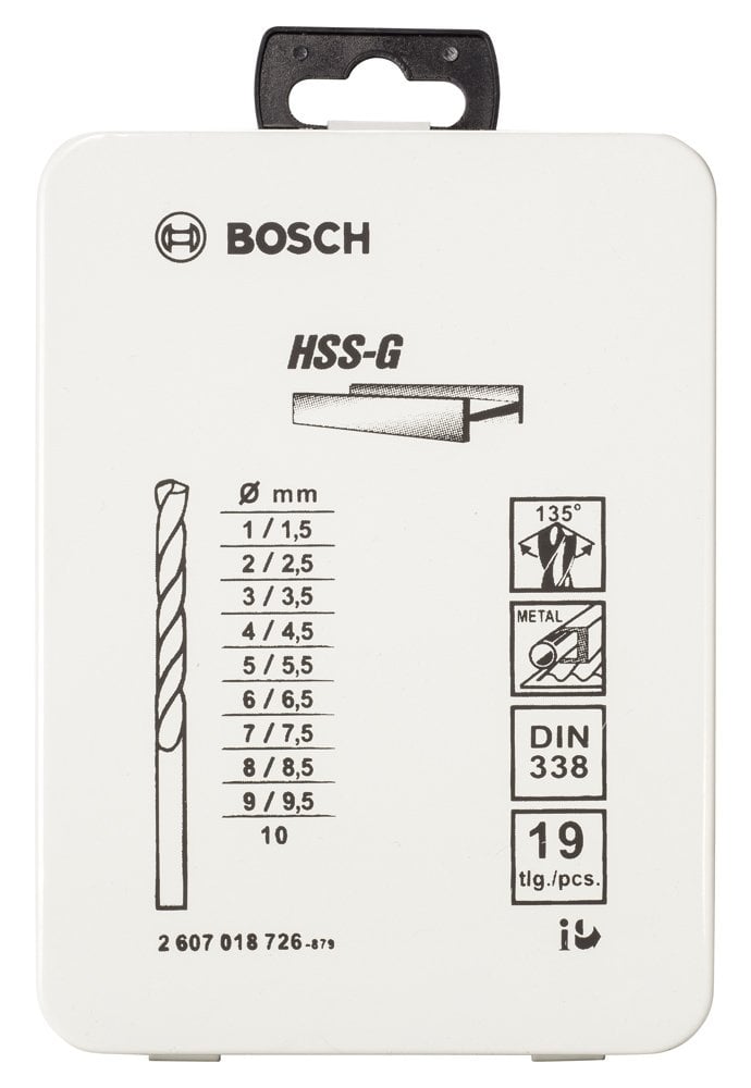 Bosch - HSS-G Metal Matkap Ucu Seti 19 Parça - Resim 2