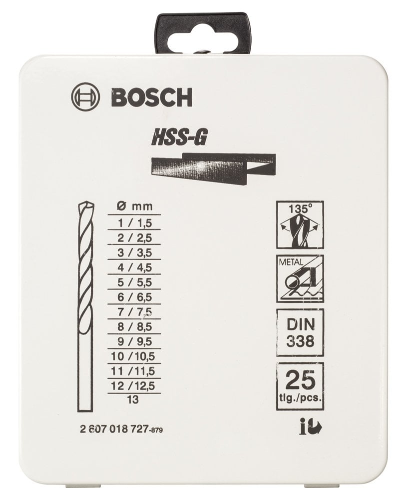 Bosch - HSS-G Metal Matkap Ucu Seti 25 Parça - Resim 2