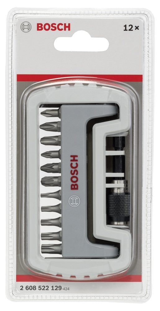 Bosch - 11 Parça ExtraHard Vidalama Ucu Seti + Hızlı Değiştirmeli Tutucu - Resim 2