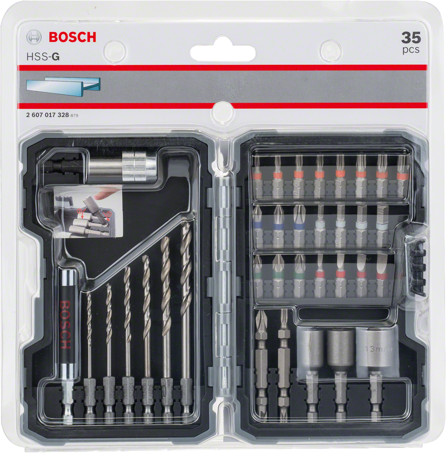 Bosch - Profesyonel 35 Parça Metal için Delme ve Vidalama Seti - Resim 2