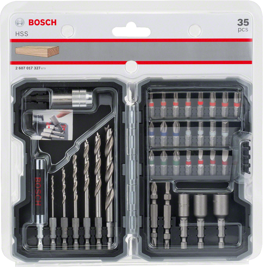 Bosch - Profesyonel 35 Parça Ahşap için Delme ve Vidalama Seti - Resim 2