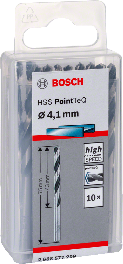Bosch - HSS-PointeQ Metal Matkap Ucu 4,1 mm 10'lu - Resim 2