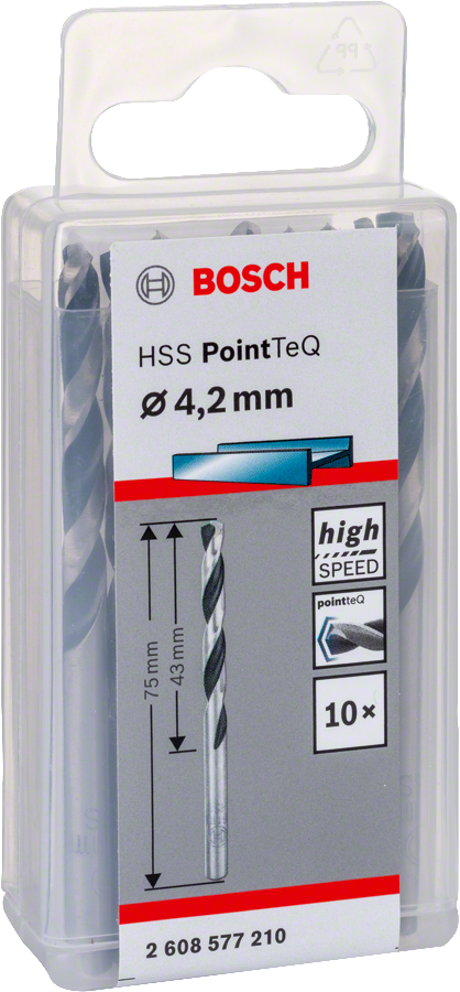 Bosch - HSS-PointeQ Metal Matkap Ucu 4,2 mm 10'lu - Resim 2