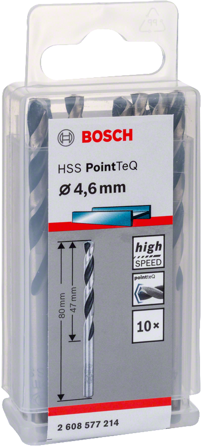 Bosch - HSS-PointeQ Metal Matkap Ucu 4,6 mm 10'lu - Resim 2