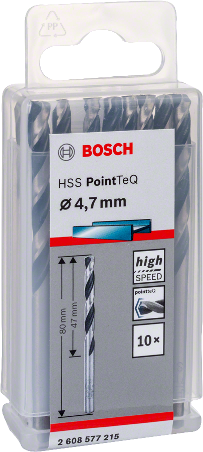 Bosch - HSS-PointeQ Metal Matkap Ucu 4,7 mm 10'lu - Resim 2