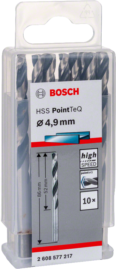 Bosch - HSS-PointeQ Metal Matkap Ucu 4,9 mm 10'lu - Resim 2