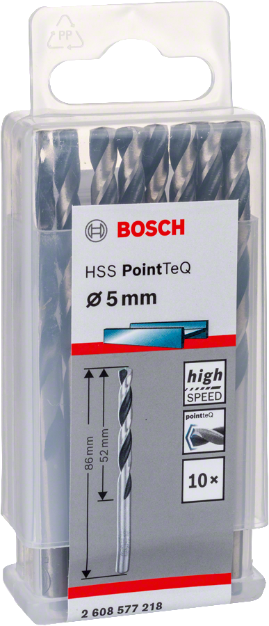 Bosch - HSS-PointeQ Metal Matkap Ucu 5,0 mm 10'lu - Resim 2