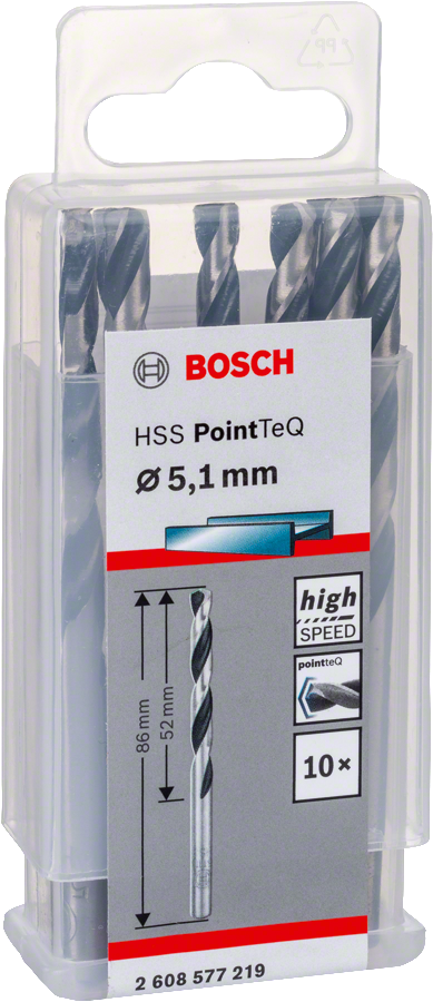 Bosch - HSS-PointeQ Metal Matkap Ucu 5,1 mm 10'lu - Resim 2