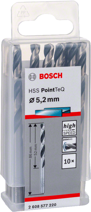 Bosch - HSS-PointeQ Metal Matkap Ucu 5,2 mm 10'lu - Resim 2