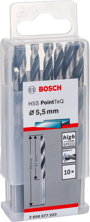 Bosch - HSS-PointeQ Metal Matkap Ucu 5,5 mm 10'lu - Resim 2
