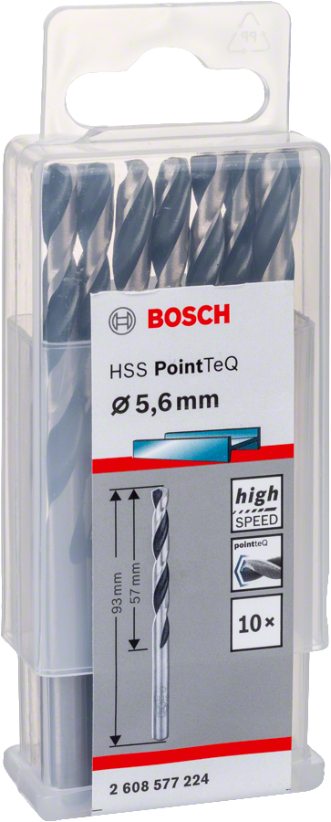 Bosch - HSS-PointeQ Metal Matkap Ucu 5,6 mm 10'lu - Resim 2