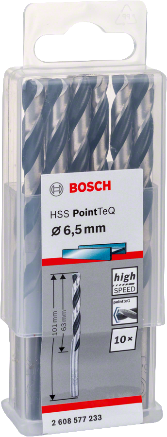 Bosch - HSS-PointeQ Metal Matkap Ucu 6,5 mm 10'lu - Resim 2