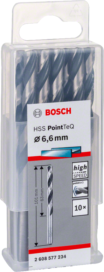 Bosch - HSS-PointeQ Metal Matkap Ucu 6,6 mm 10'lu - Resim 2