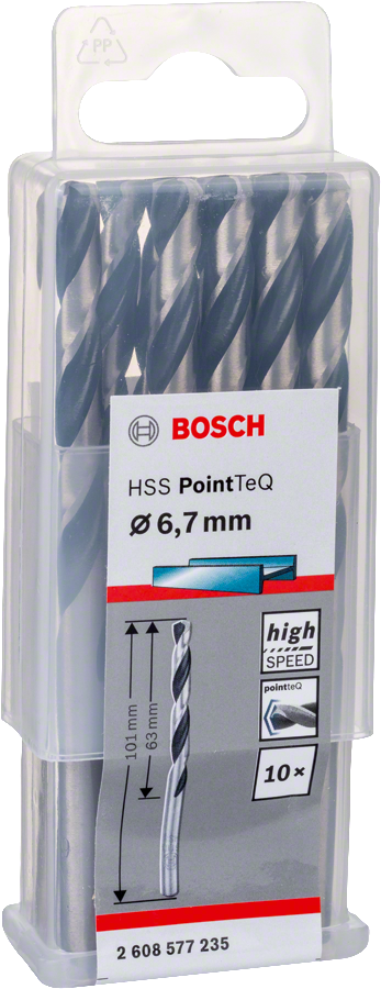 Bosch - HSS-PointeQ Metal Matkap Ucu 6,7 mm 10'lu - Resim 2