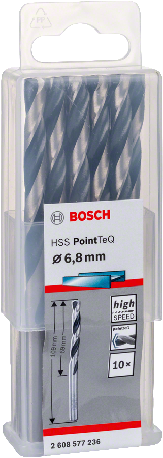 Bosch - HSS-PointeQ Metal Matkap Ucu 6,8 mm 10'lu - Resim 2