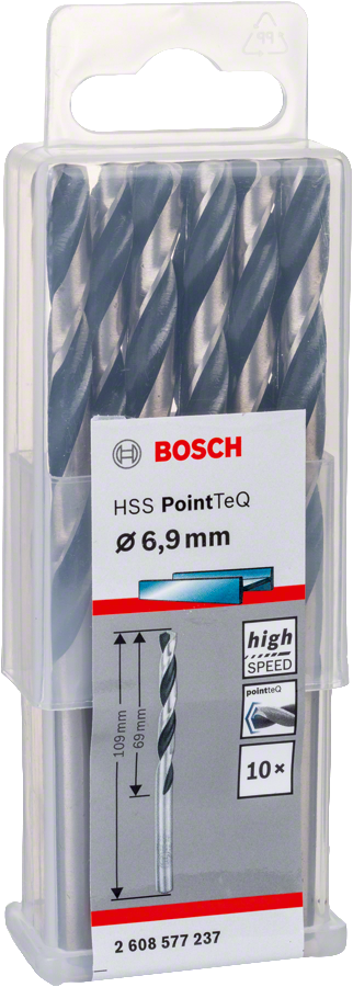 Bosch - HSS-PointeQ Metal Matkap Ucu 6,9 mm 10'lu - Resim 2