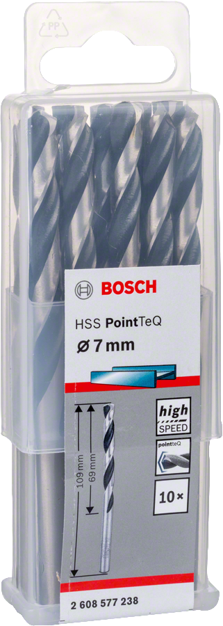Bosch - HSS-PointeQ Metal Matkap Ucu 7,0 mm 10'lu - Resim 2