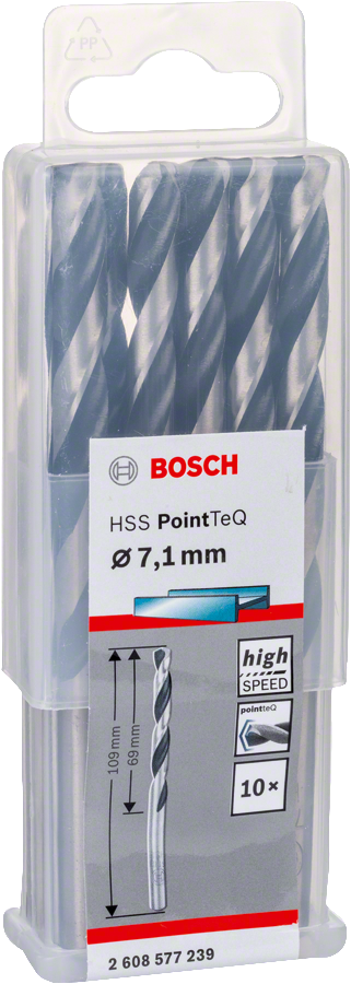 Bosch - HSS-PointeQ Metal Matkap Ucu 7,1 mm 10'lu - Resim 2