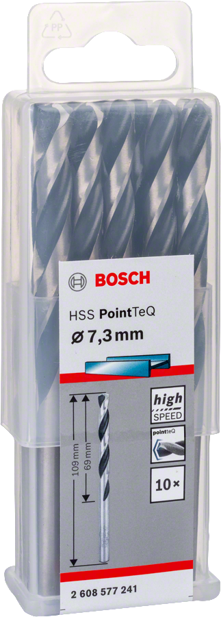 Bosch - HSS-PointeQ Metal Matkap Ucu 7,3 mm 10'lu - Resim 2