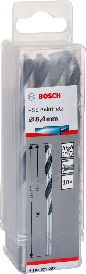 Bosch - HSS-PointeQ Metal Matkap Ucu 8,4 mm 10'lu - Resim 2