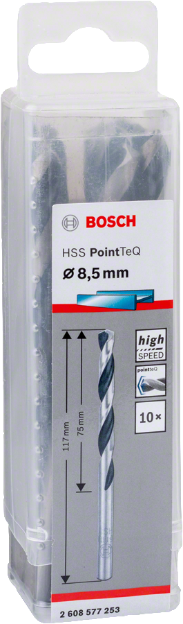 Bosch - HSS-PointeQ Metal Matkap Ucu 8,5 mm 10'lu - Resim 2