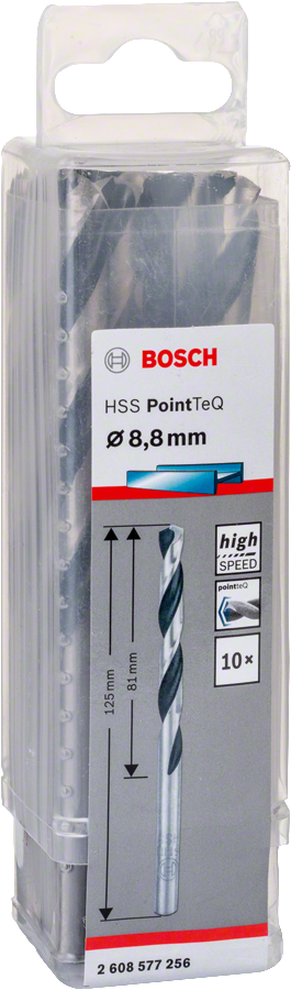 Bosch - HSS-PointeQ Metal Matkap Ucu 8,8 mm 10'lu - Resim 2